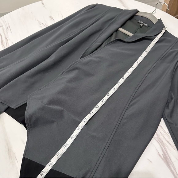 Eileen Fisher Charcoal and Black Women's Cardigan Size Medium - Picture 11 of 11
